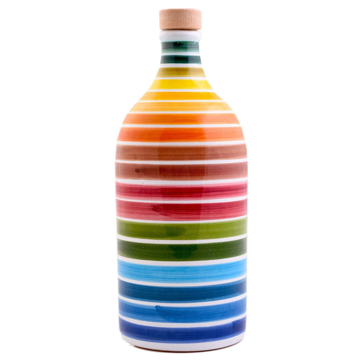 Muraglia, Extra Virgin Olive Oil, Hand Painted Rainbow Bottle, 500ml