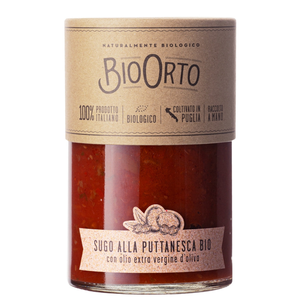 Bio Orto, Sugo Alle Puttanesca - Organic Puttanesca Sauce, 350g
