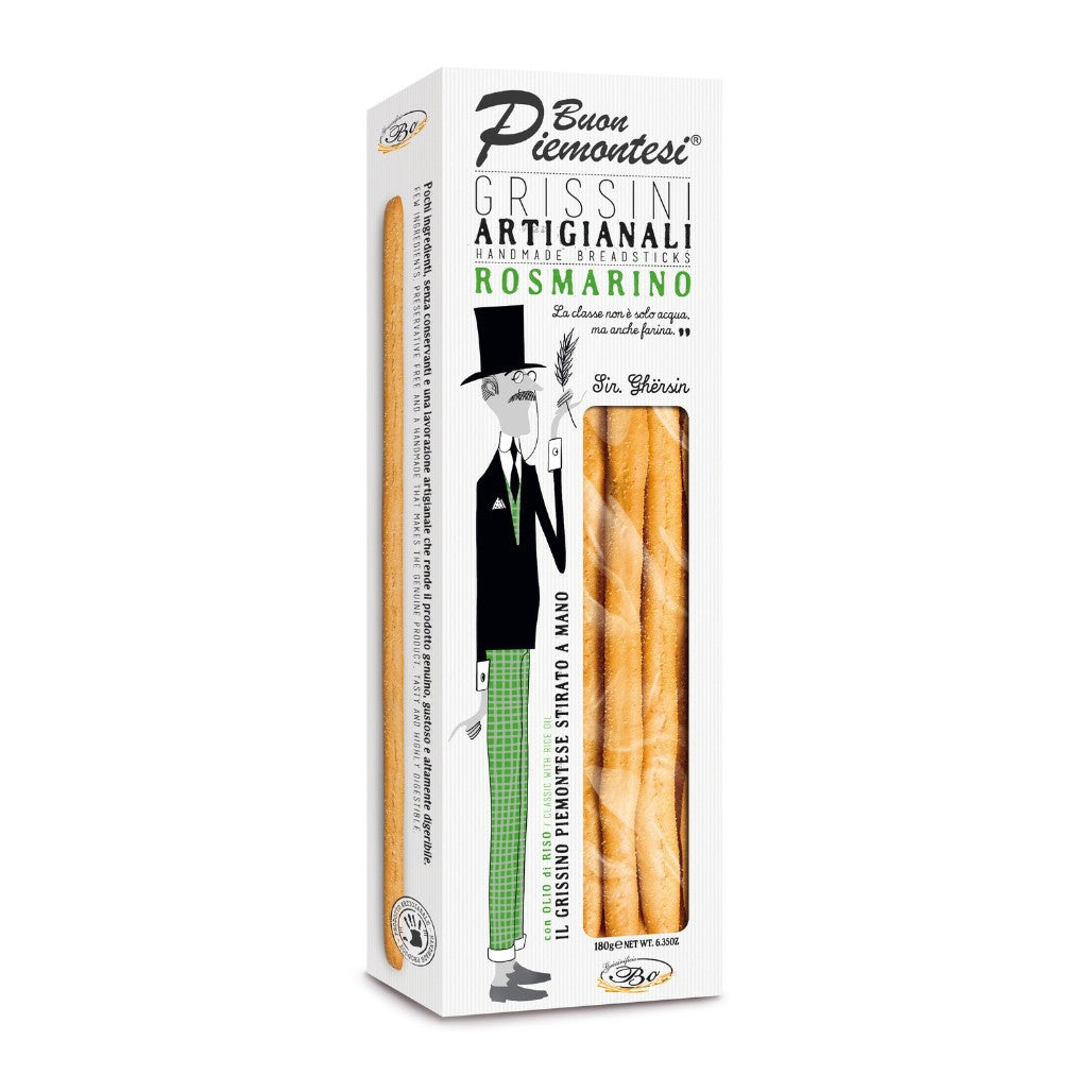 Grissini Rosmarino - Handmade Breadsticks with Rosemary, 120g