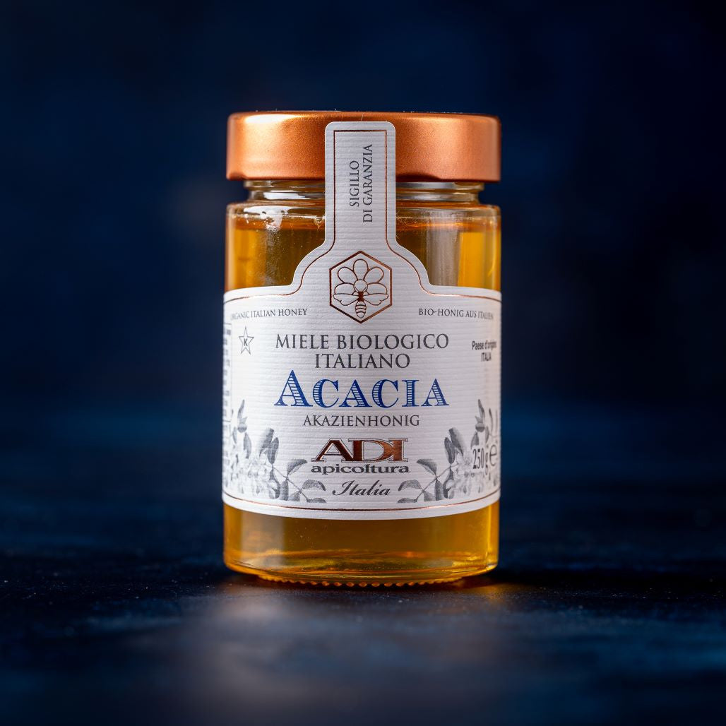 Organic Italian Acacia Honey, 250g