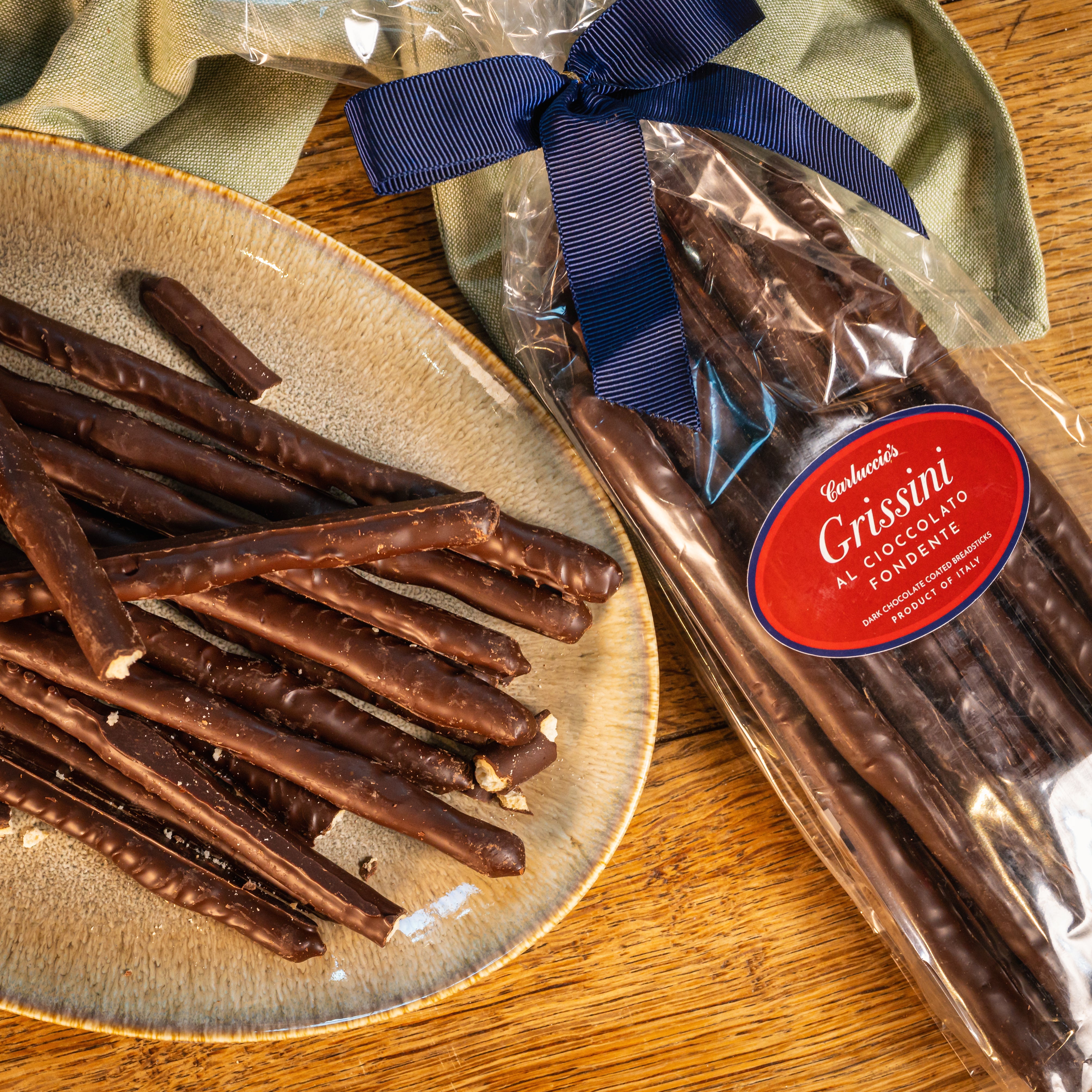 Grissini al Ciocolato Fondente - Breadsticks Coated in Dark Chocolate, 300g