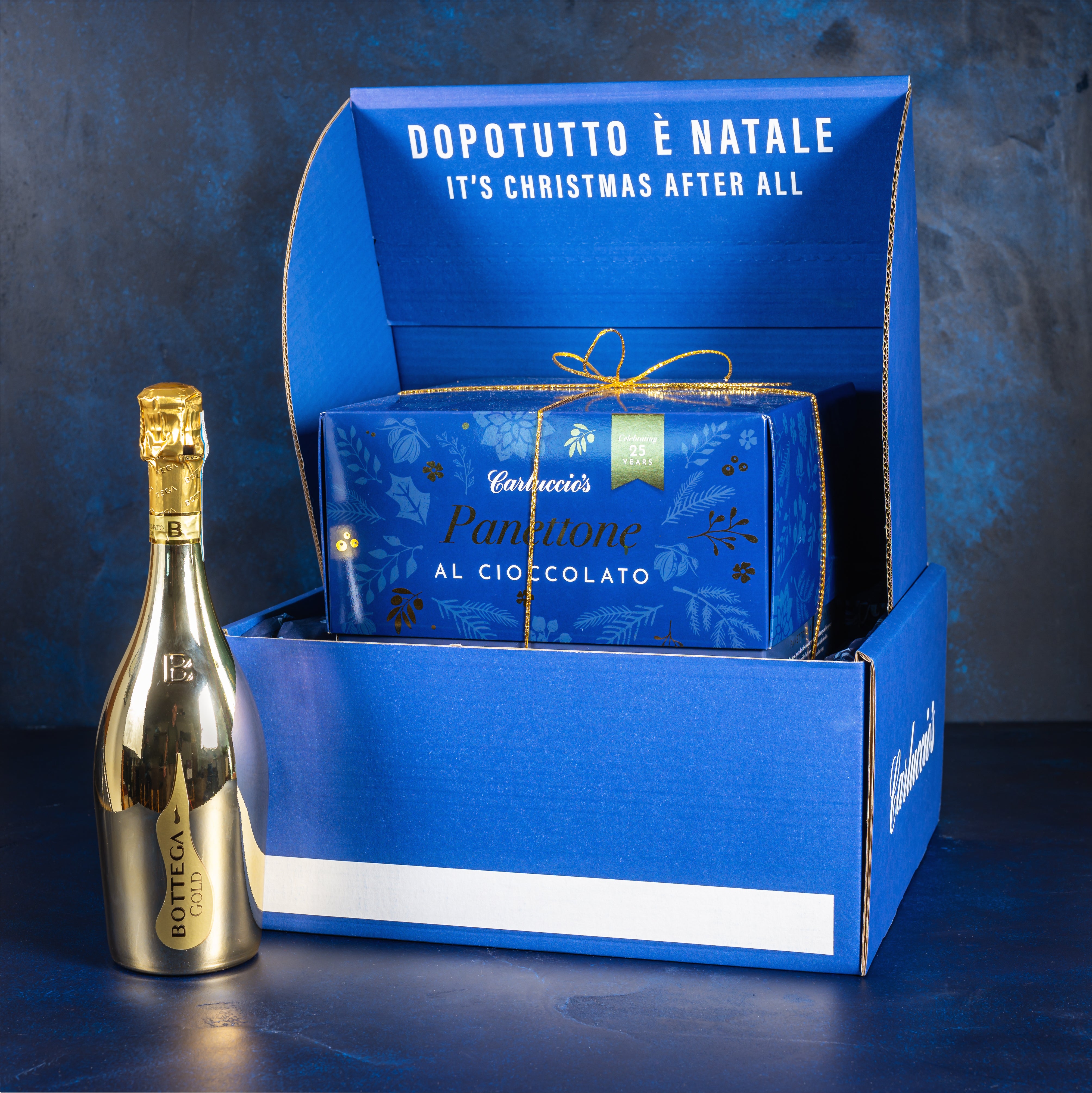 Panettone & Gold Prosecco Gift Set - Cioccolato d'oro