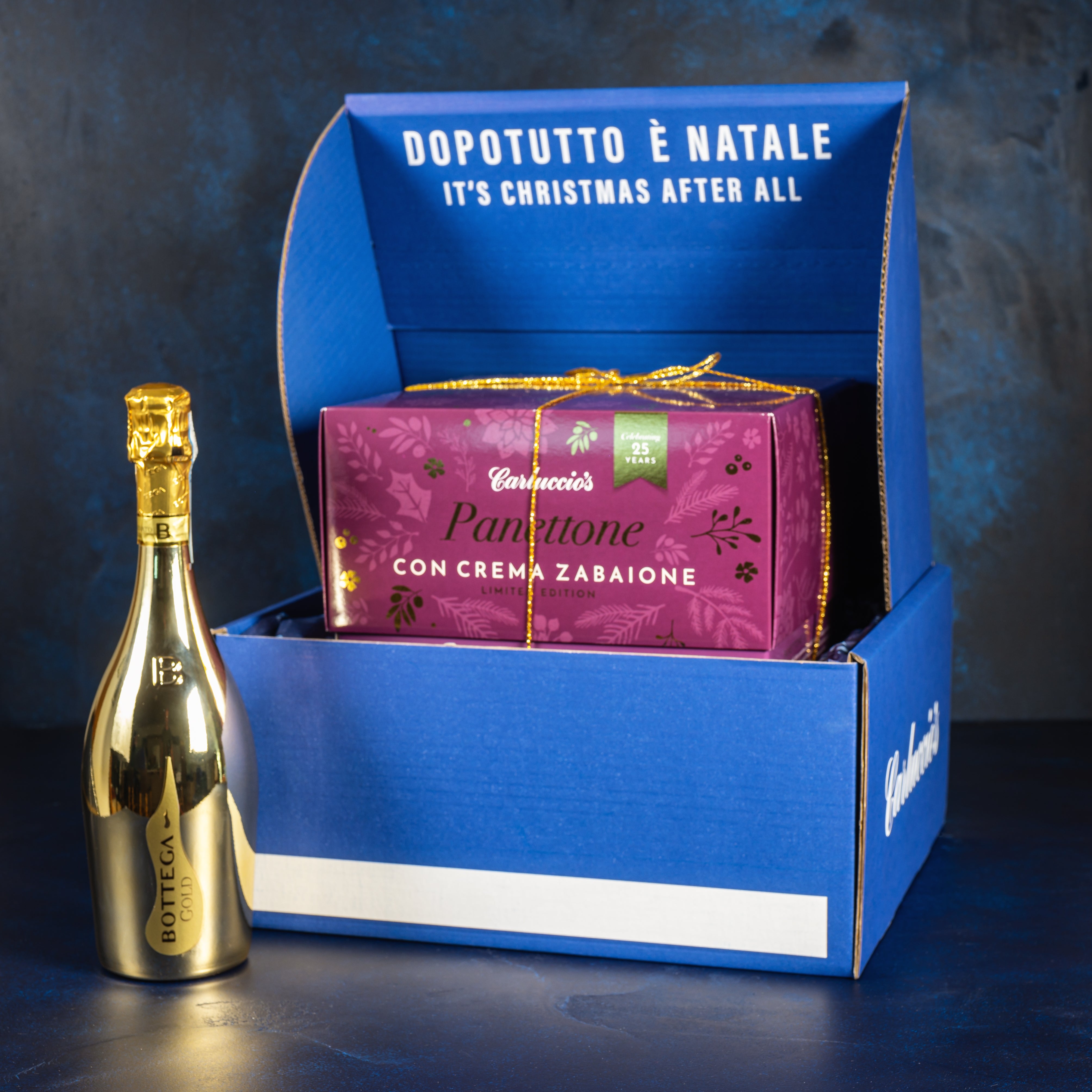 Panettone & Gold Prosecco Gift Set - Zabaione d'oro